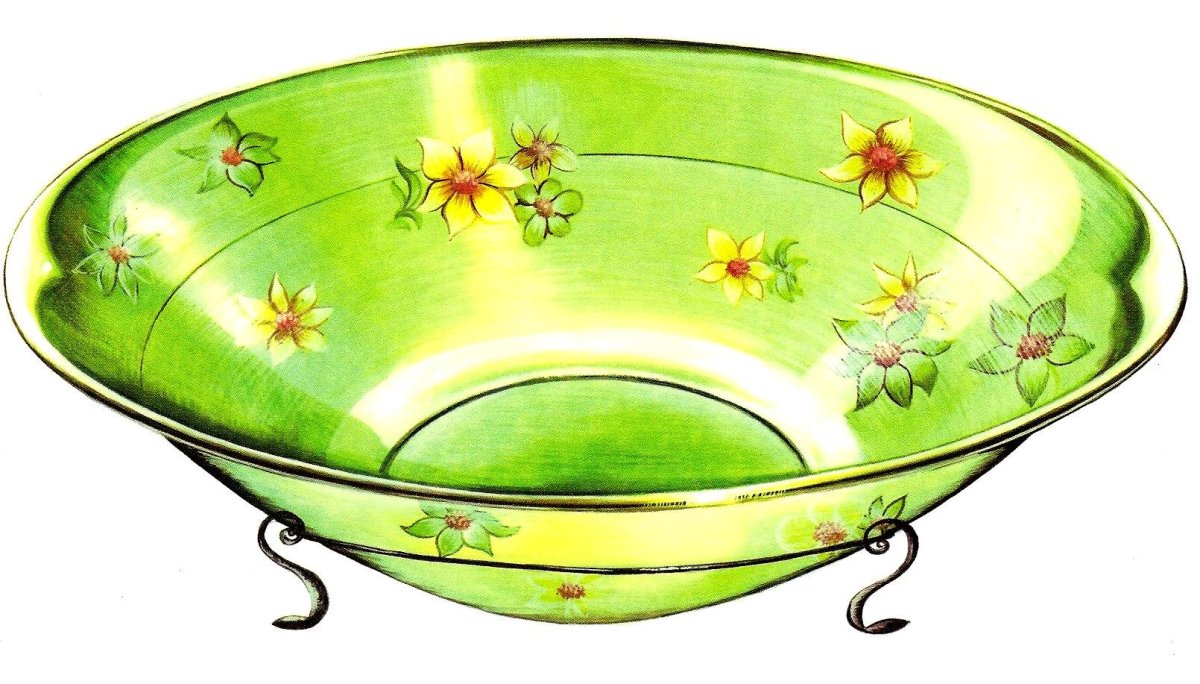 Тарелка на прозрачном фоне