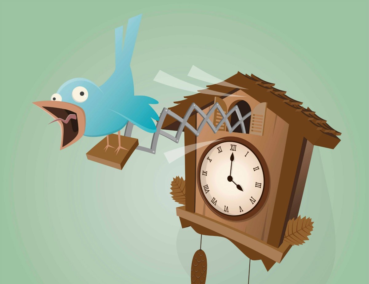 Сломанные часы с кукушкой