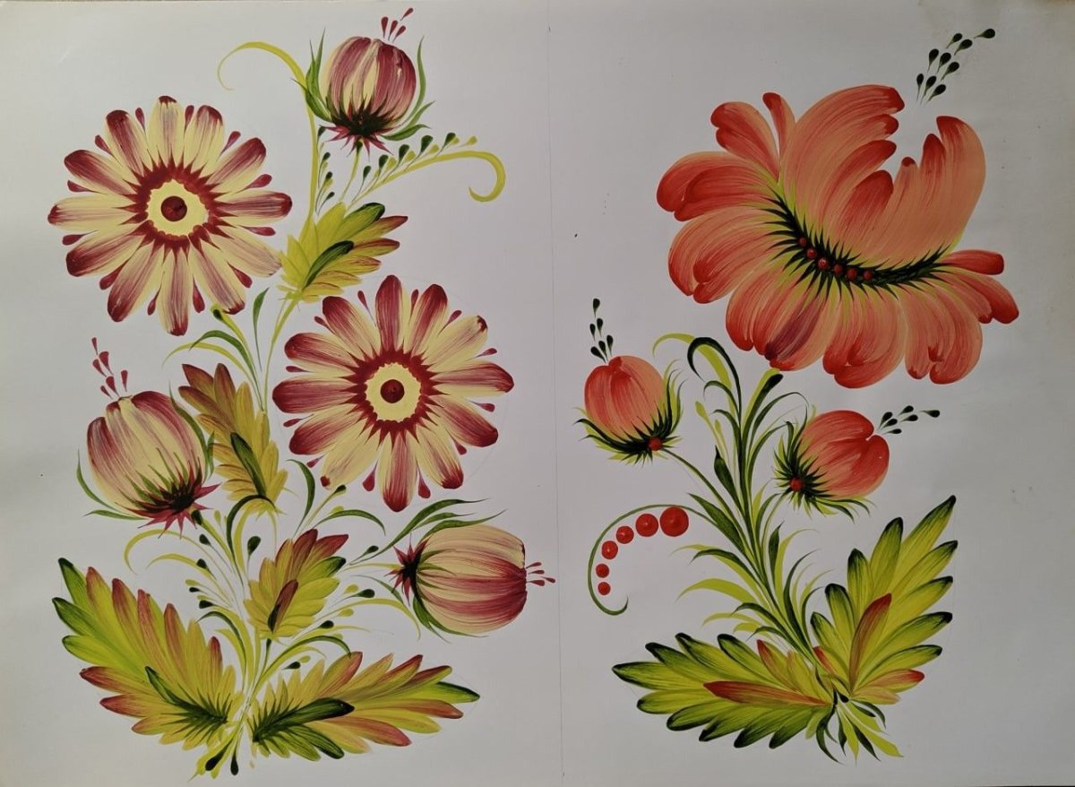 Стиль Петриковская роспись