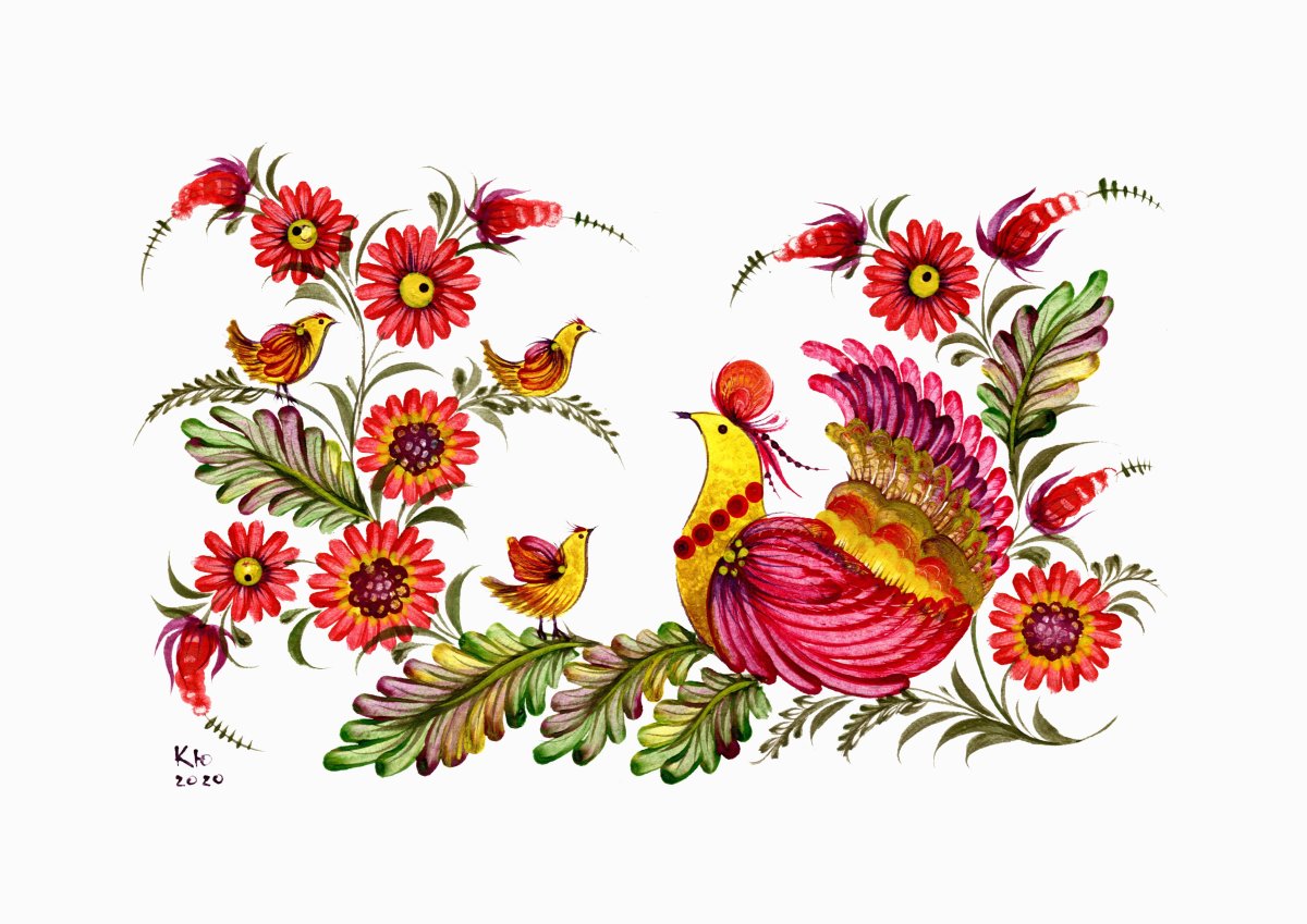 Светлана Кошель Петриковская роспись