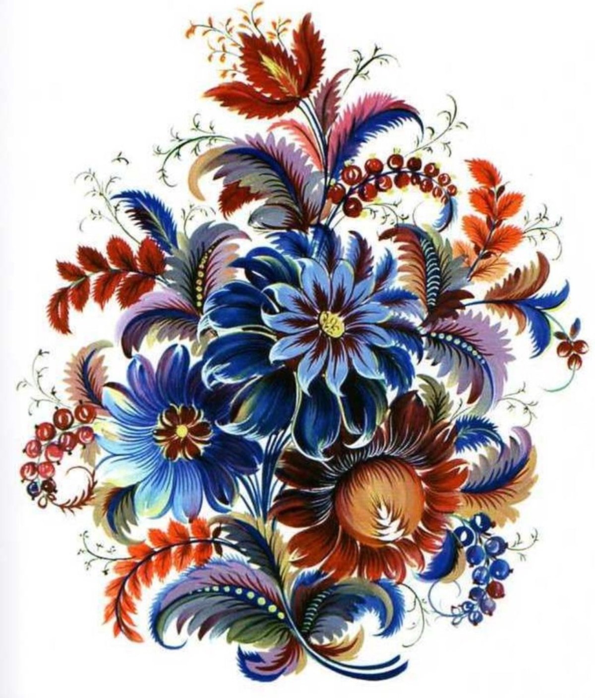 Украинская Петриковская роспись