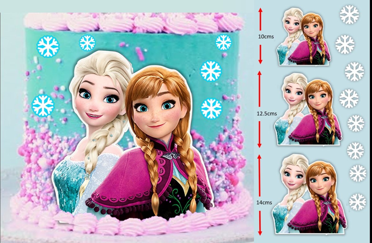 Холодное сердце Эльза и Анна круглая