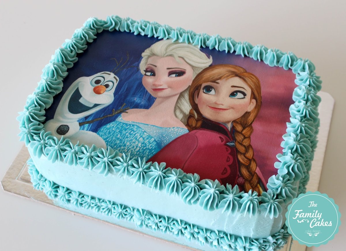 Торт Холодное сердце квадратный