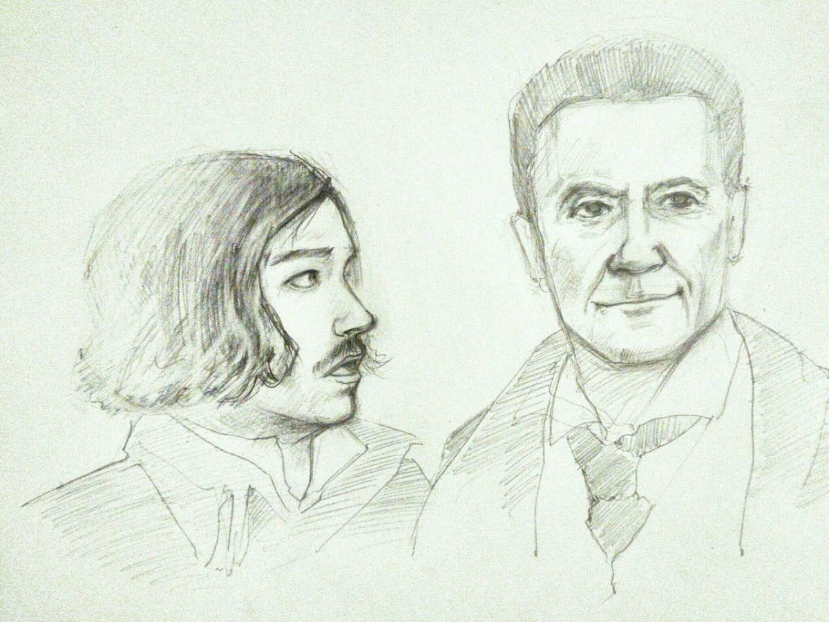 Гоголь для срисовки