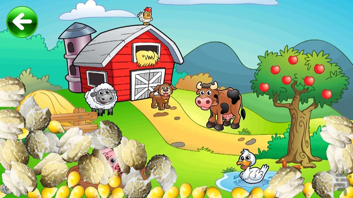 Аппликация ферма с животными