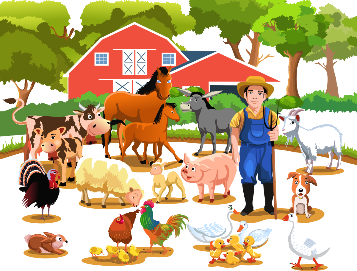 Пазл Castorland ферма, 60 деталей