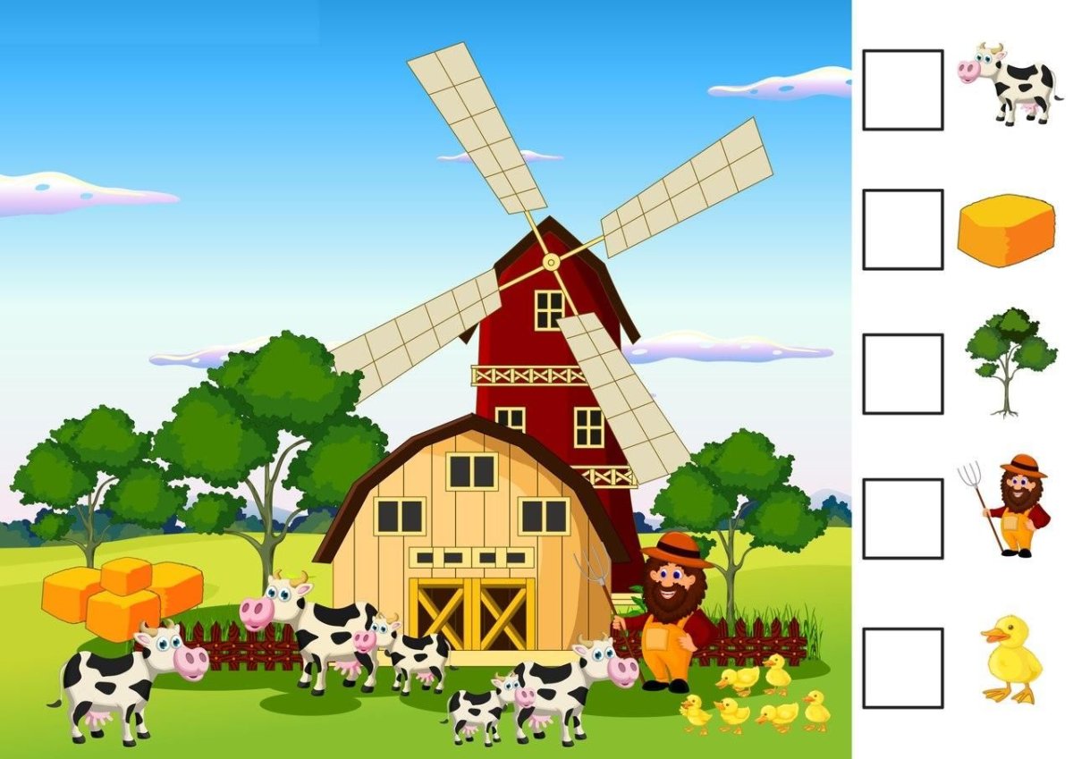 Домик с забором для детей