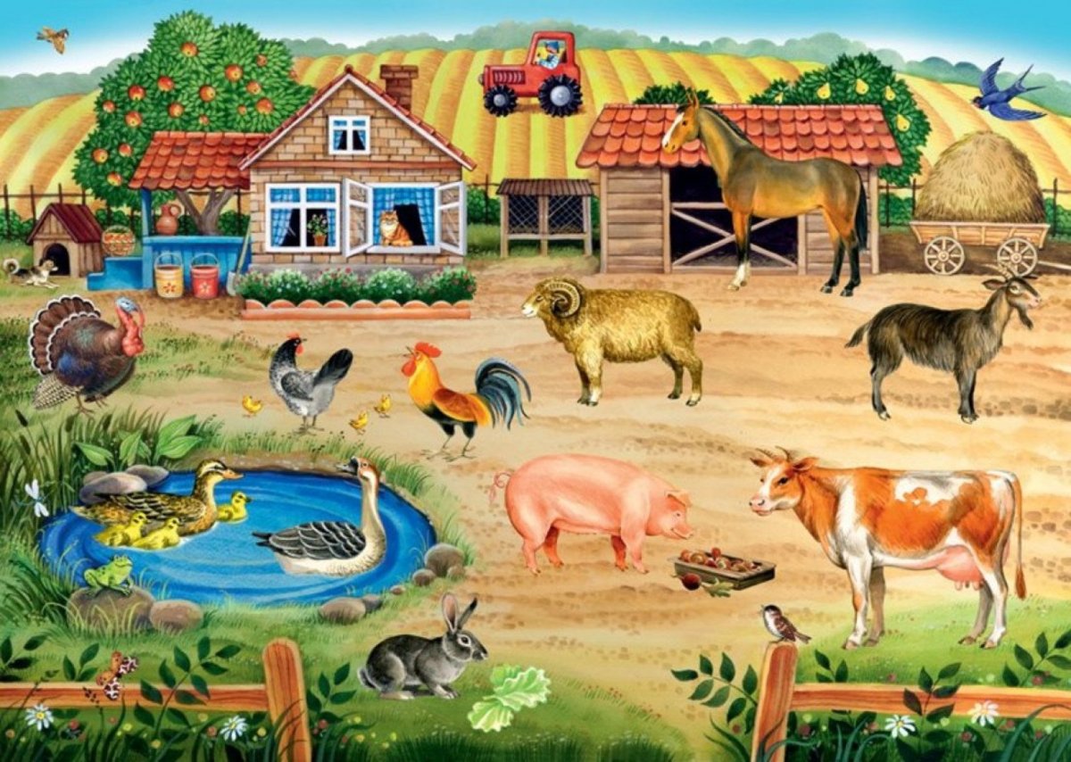 Пазл напольные Step Puzzle ферма