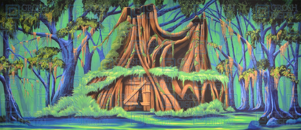 Дом Шрека внутри