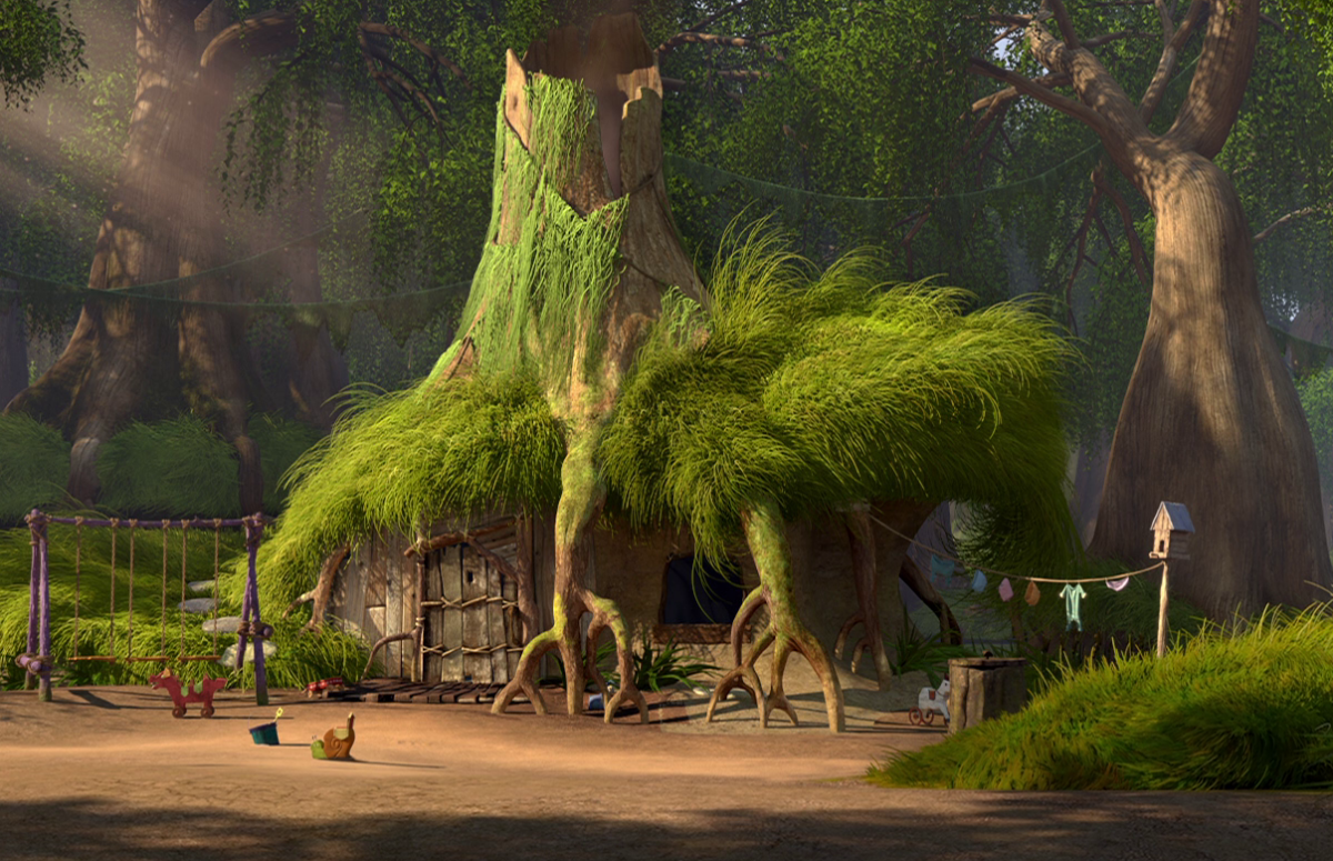 Дом Шрека изнутри