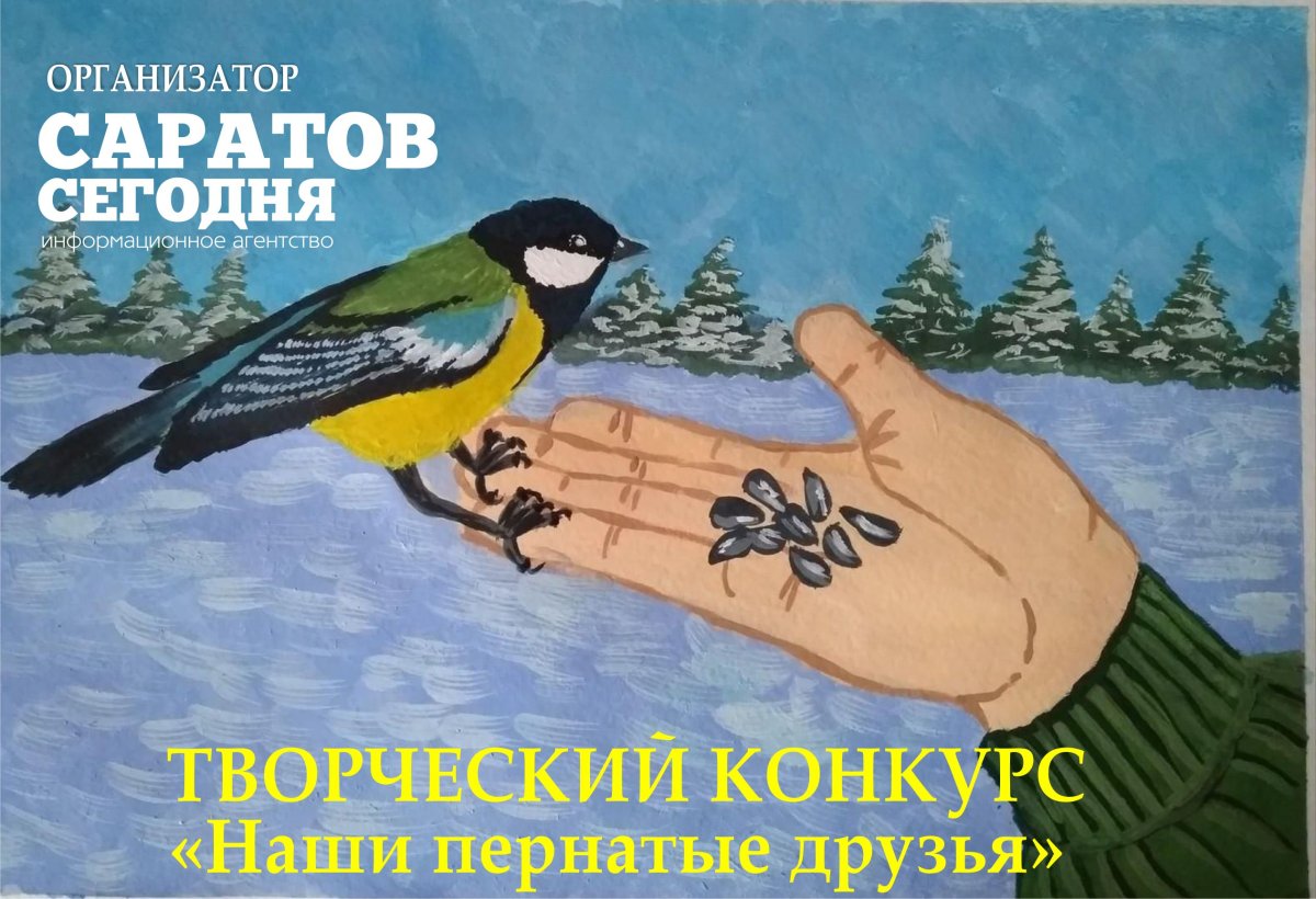 Птицы нашего края рисунок на конкурс