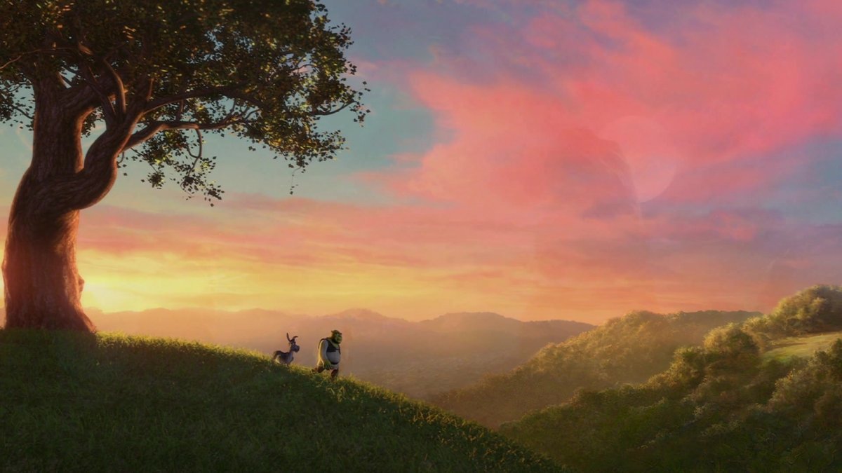 Шрек пейзажи