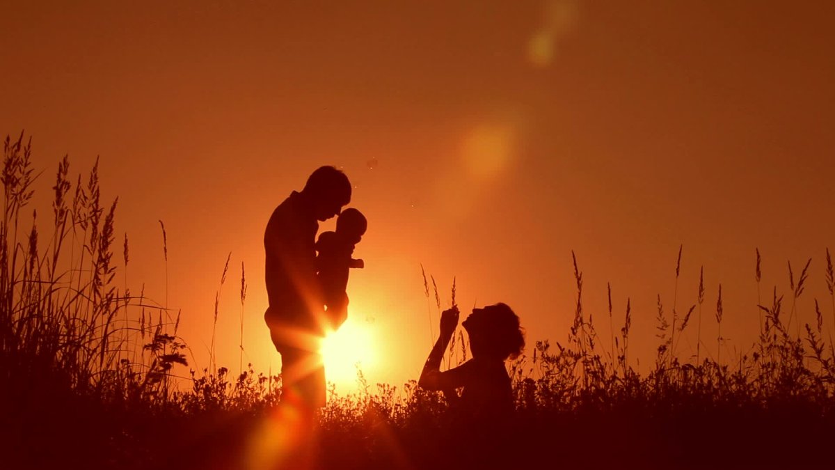 Семья на рассвете