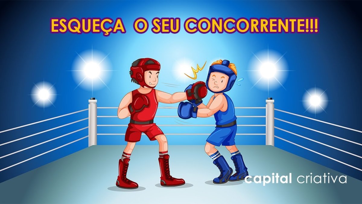 Два боксёра на ринге картина