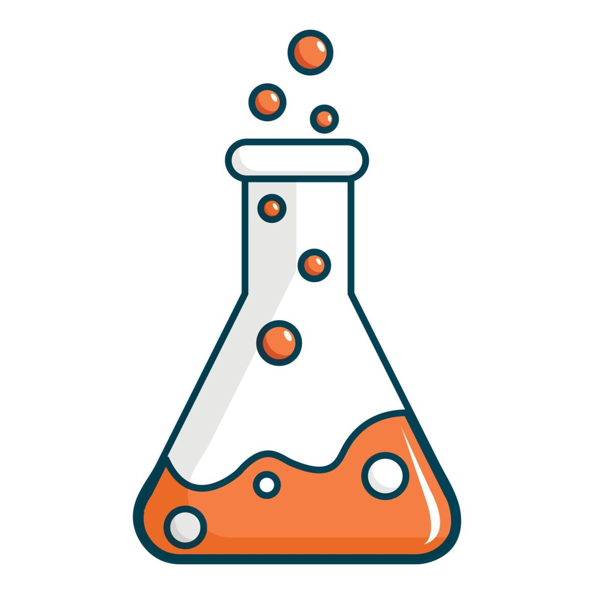 Колбы с цветной жидкостью