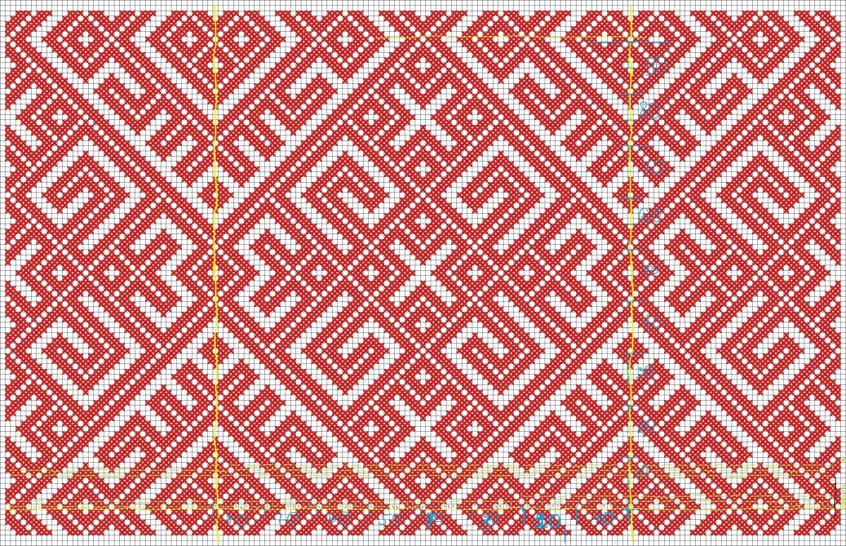 Коми-Пермяцкий национальный узор Ткачество