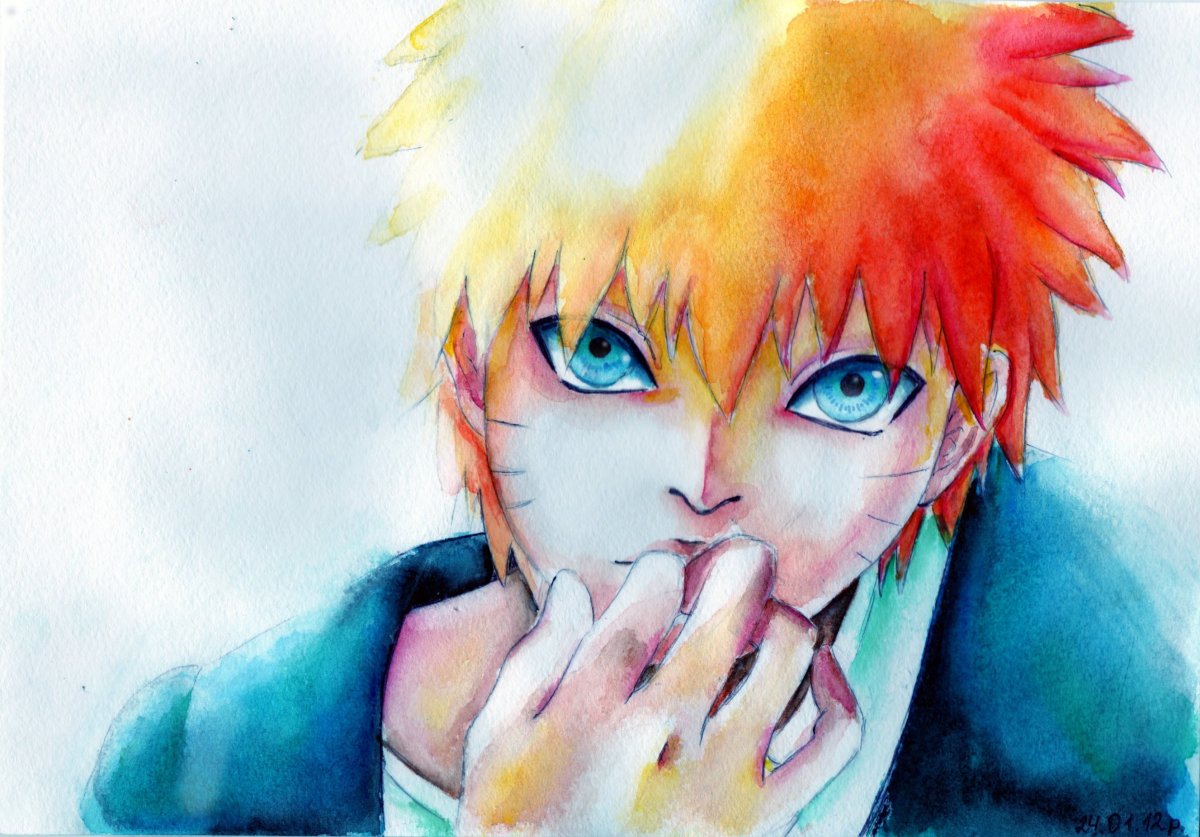 Наруто красками