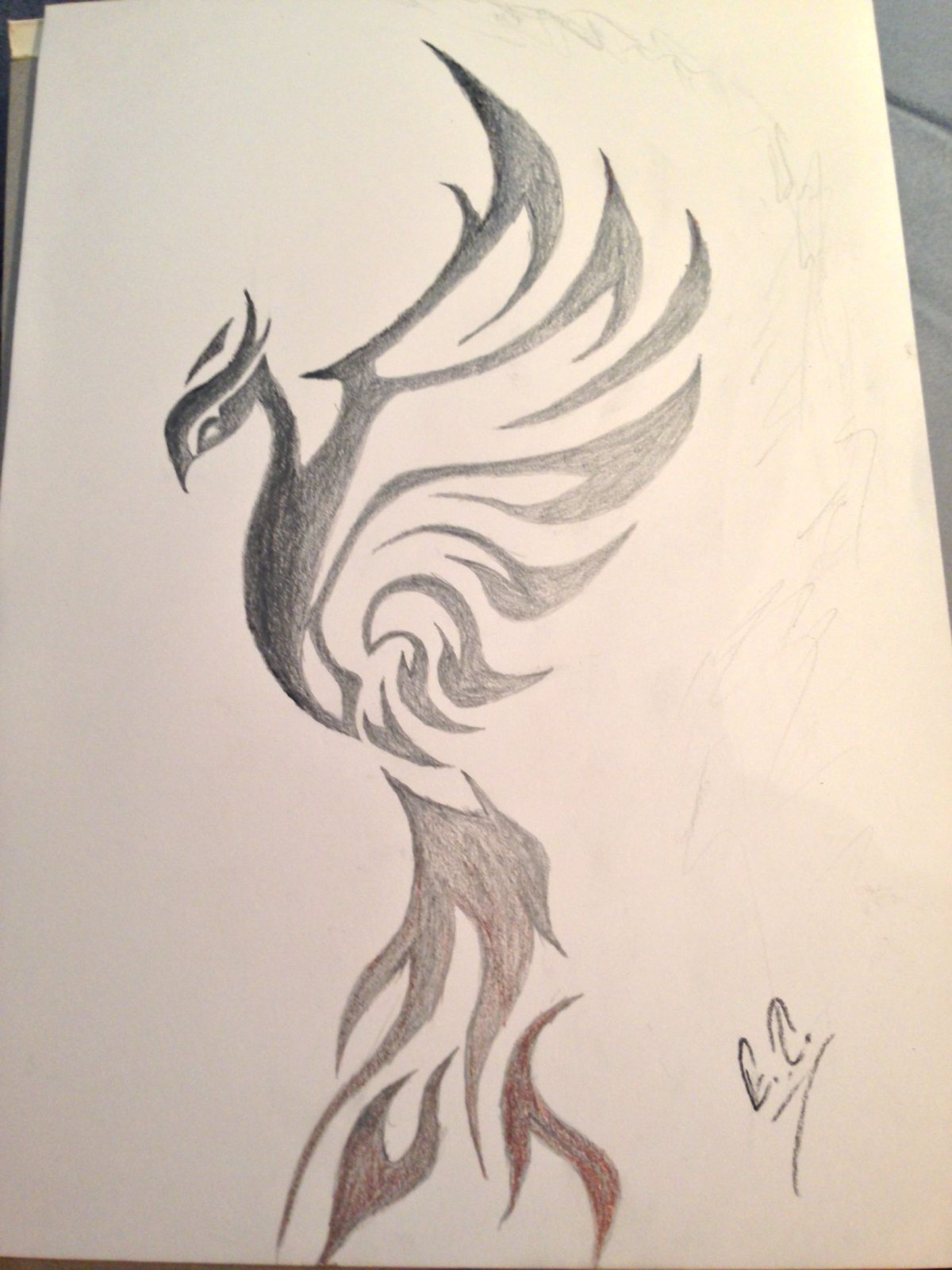 Феникс карандашом