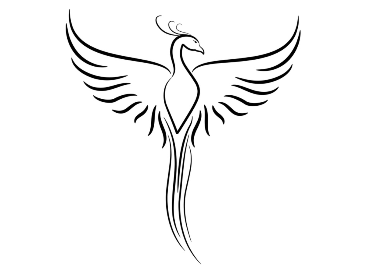 Феникс тату эскизы