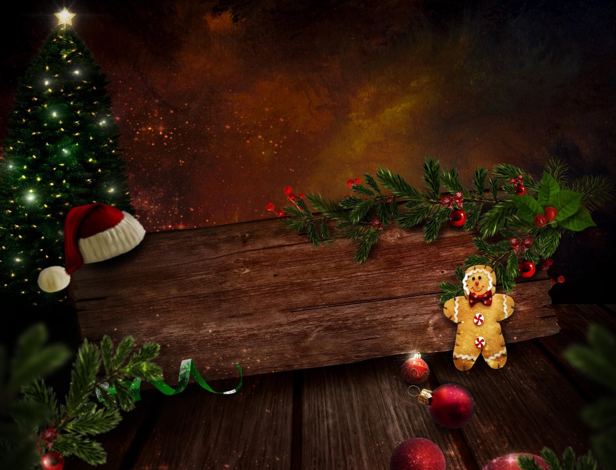 Рождественский фон