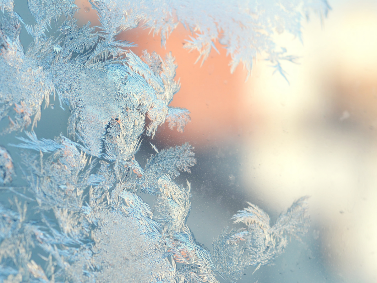 Зимний узор вертикальный