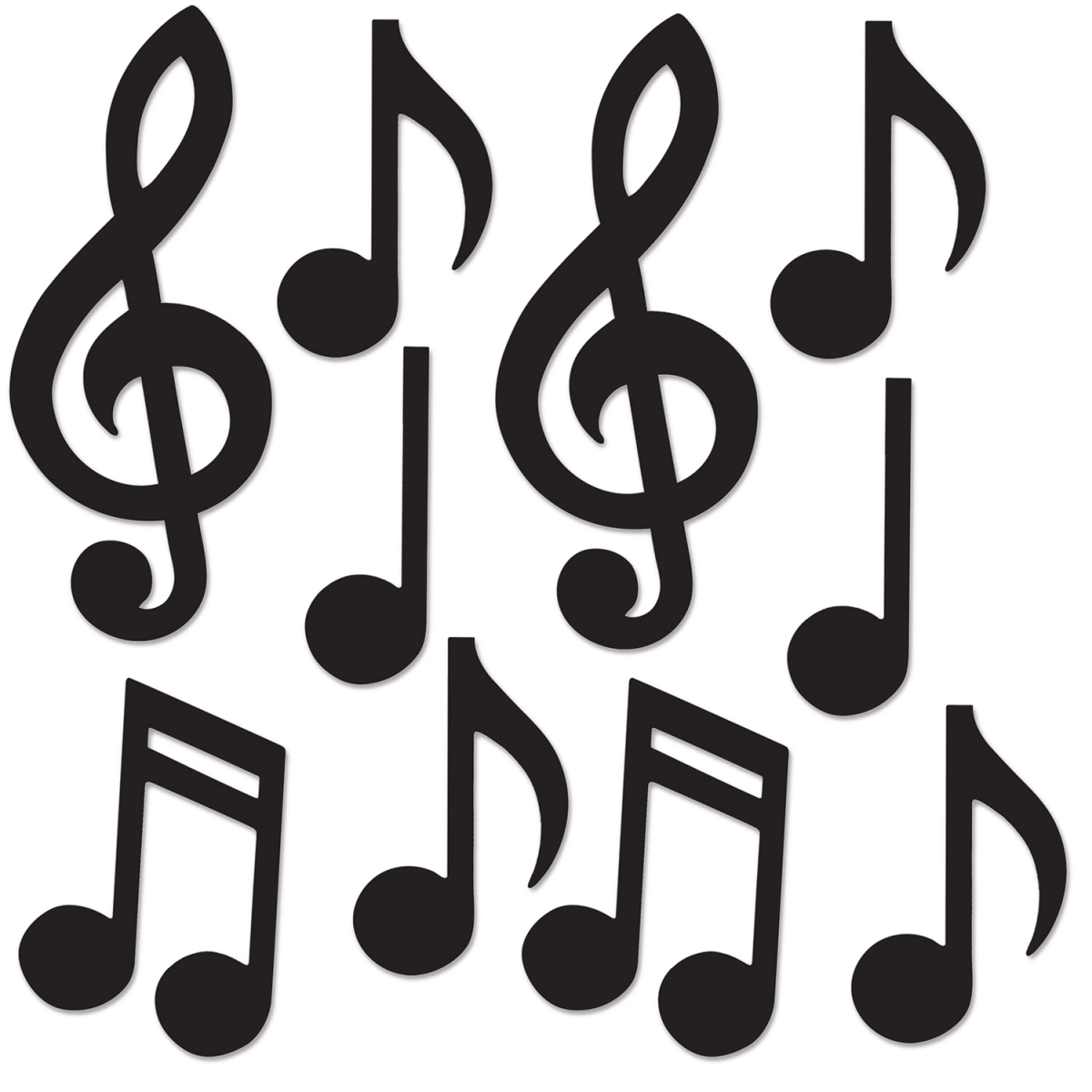 Нотки трафарет