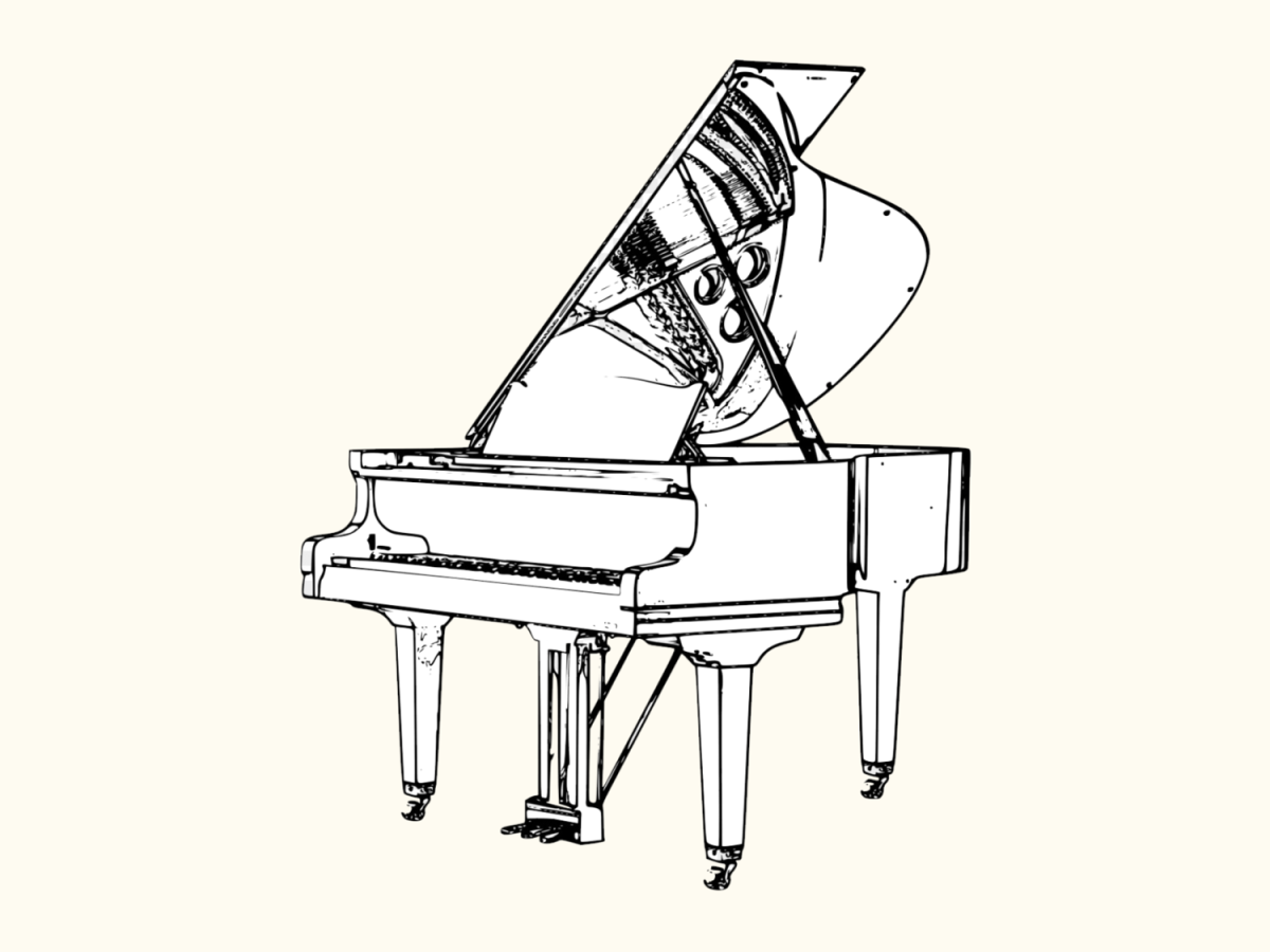 Пианино рисунок