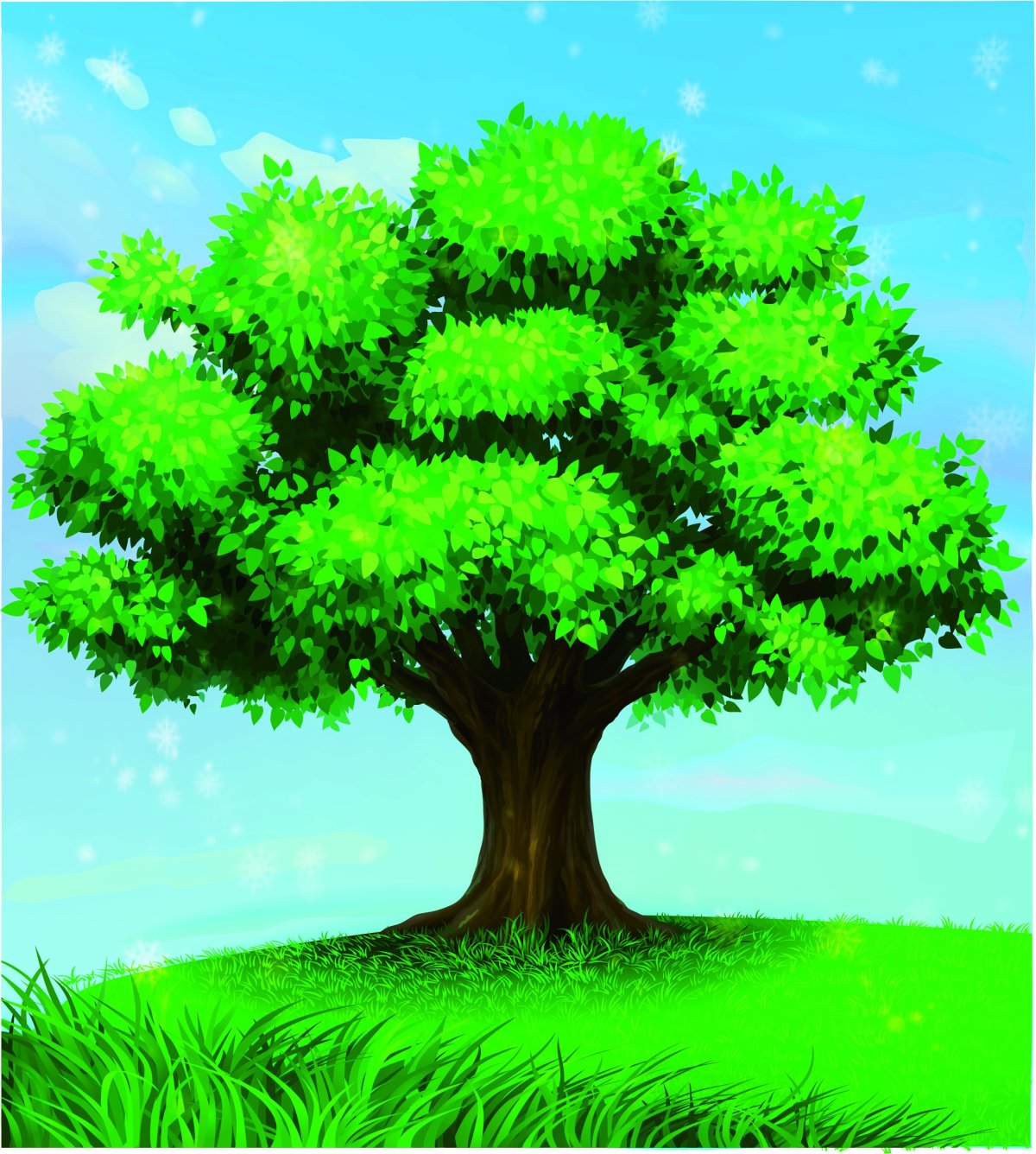 Природа мультяшный