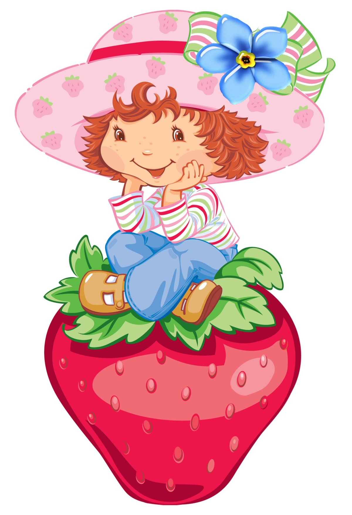 Клубника мультяшный