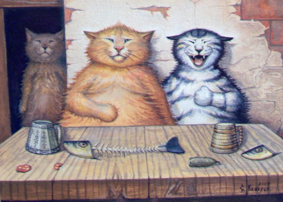 Кот в инстаграмме