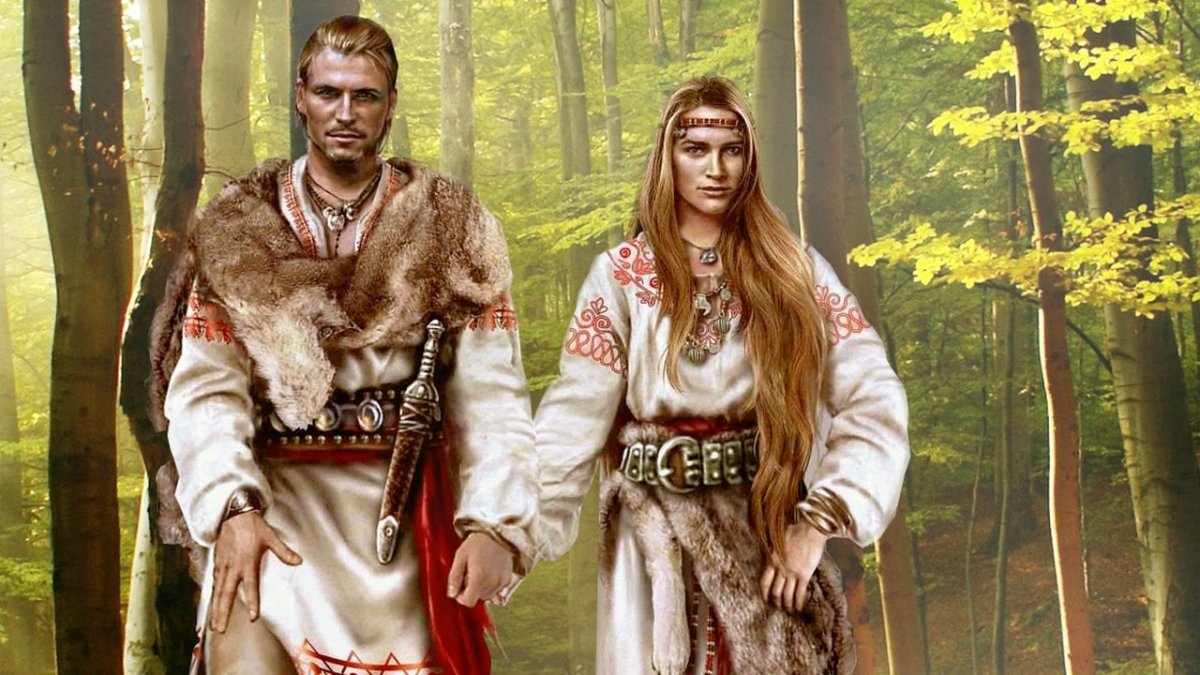 Славянские девушки на Руси