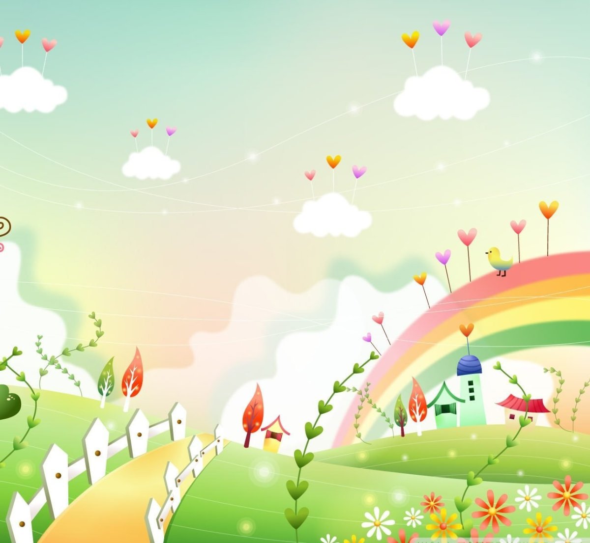 Детский фон для садика