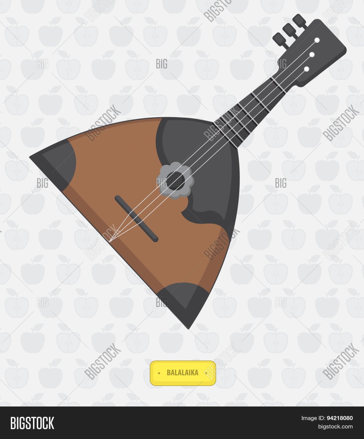 Балалайка матрёшка микс 881000