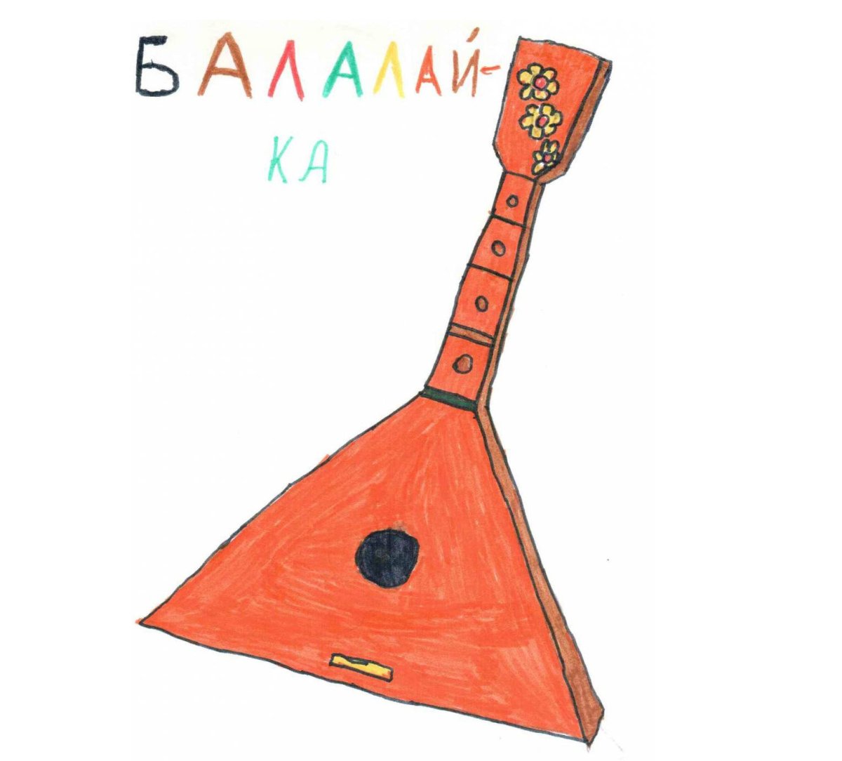 Балалайка на стене