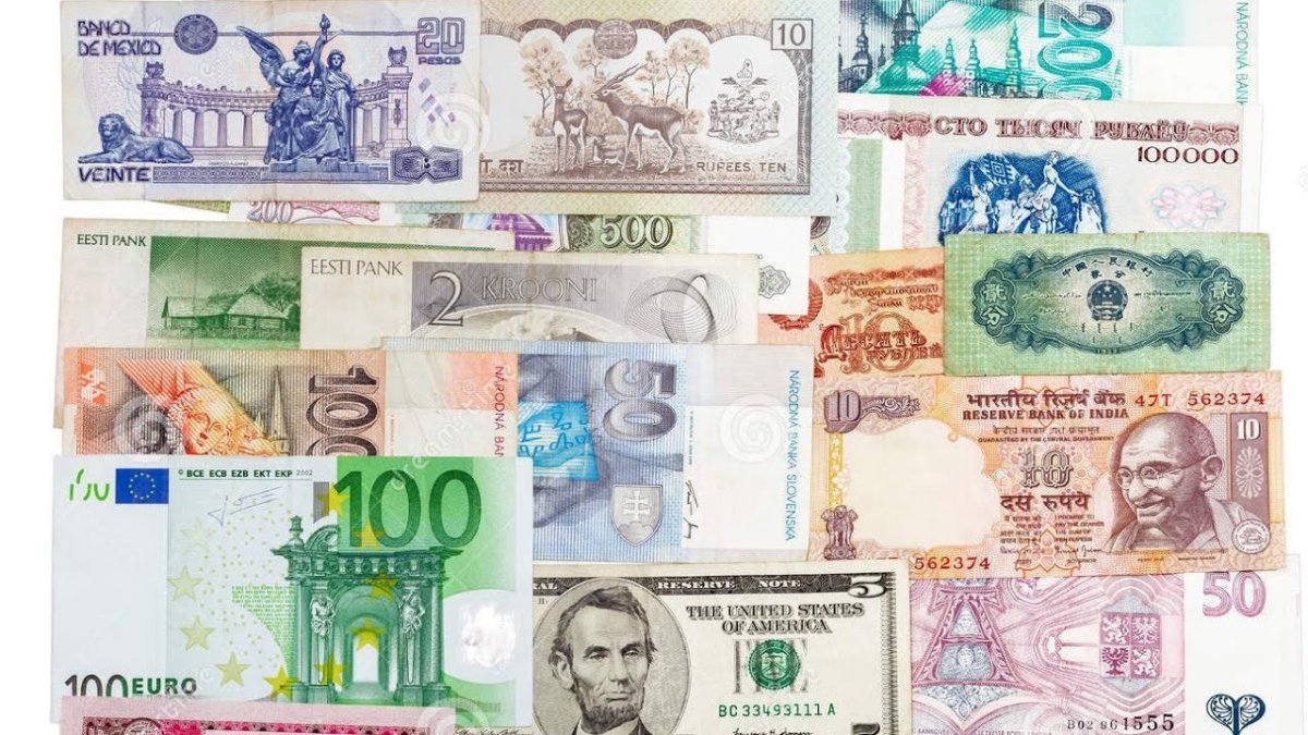 Бумажные купюры разных стран