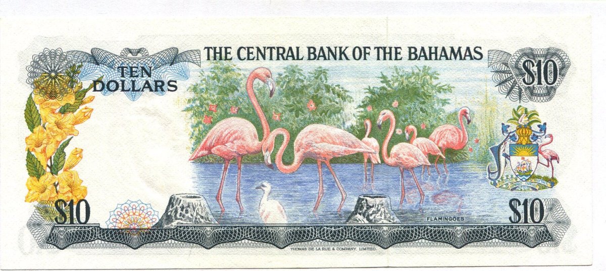 Багамские острова купюры
