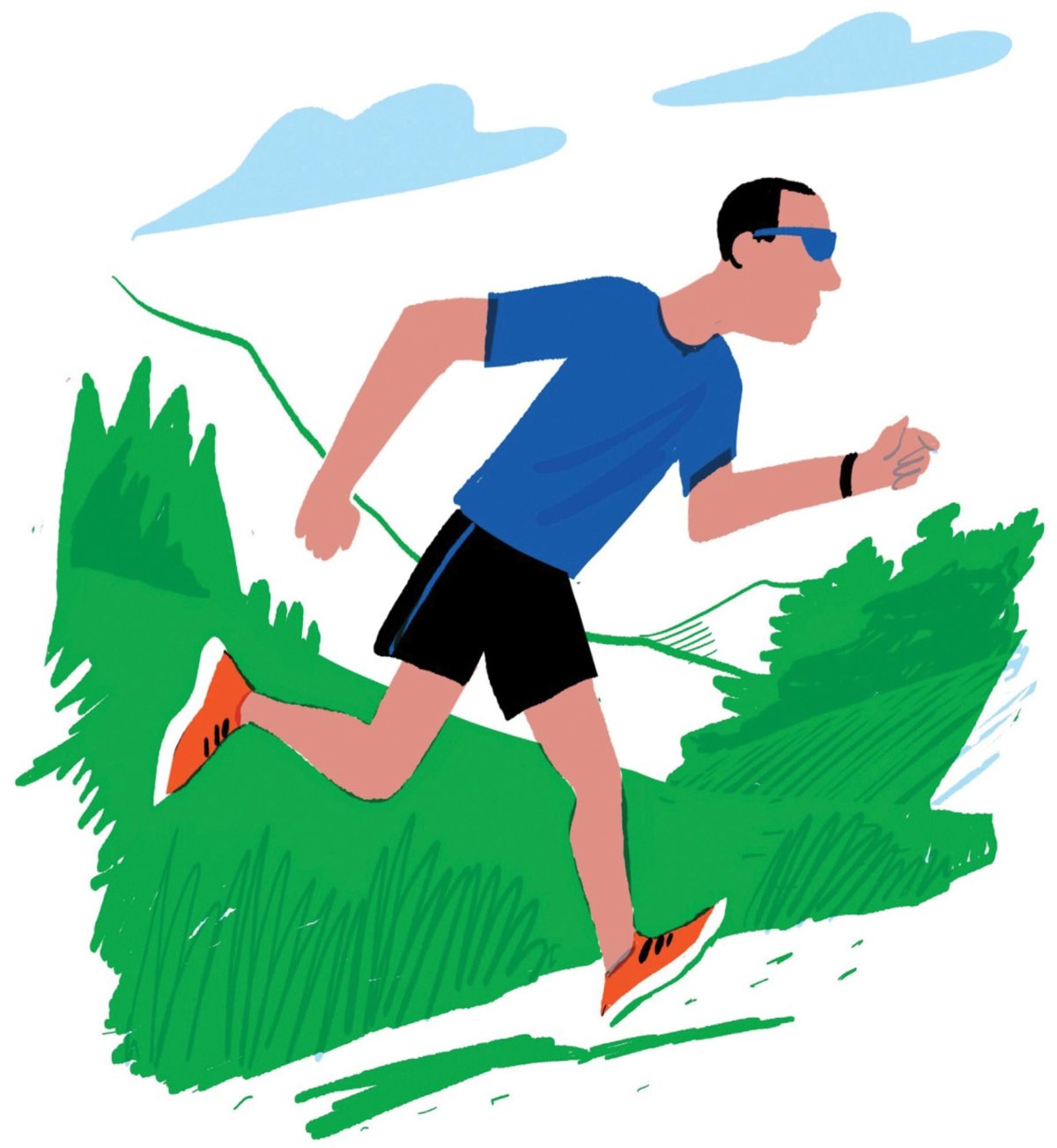 Ноги марафонцев