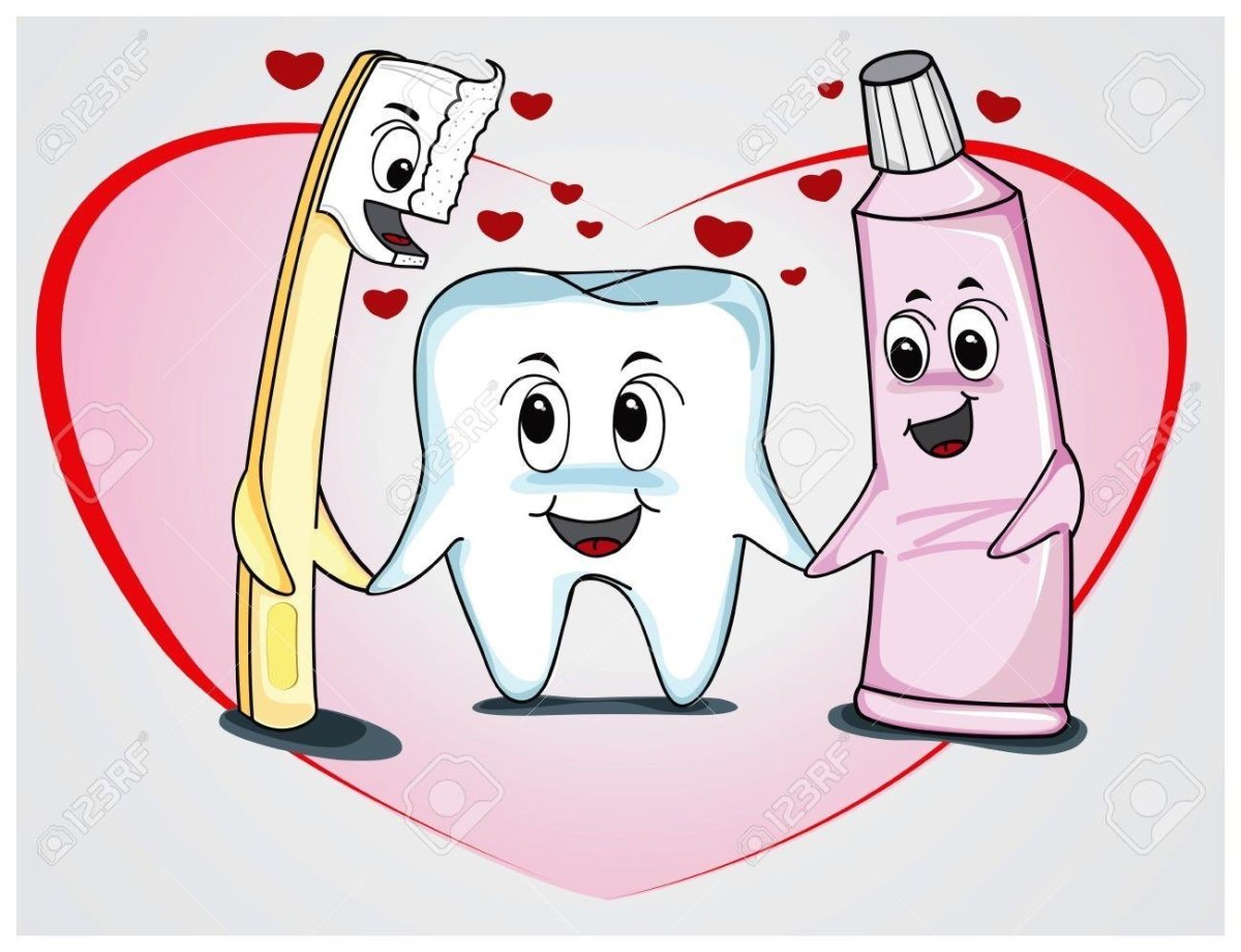 Рисование на тему зубы