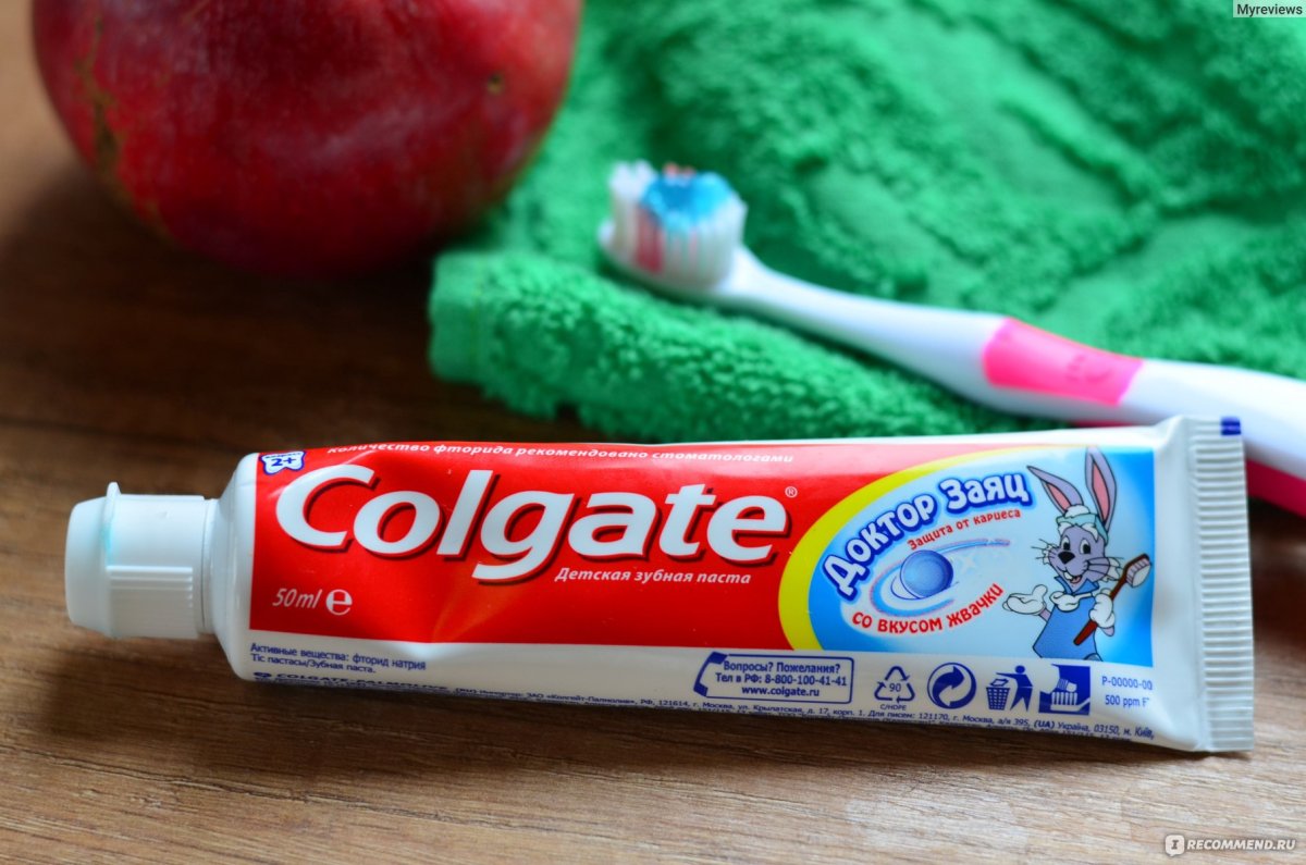 Детская зубная паста Колгейт