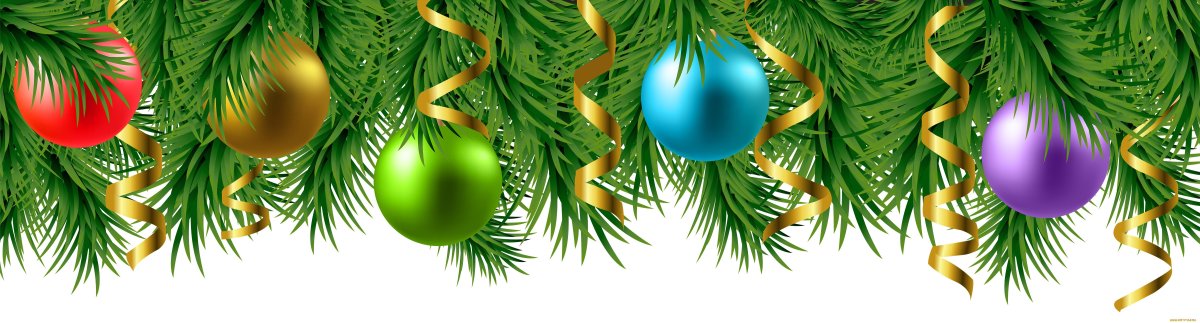 Новогодний шарик на ветке