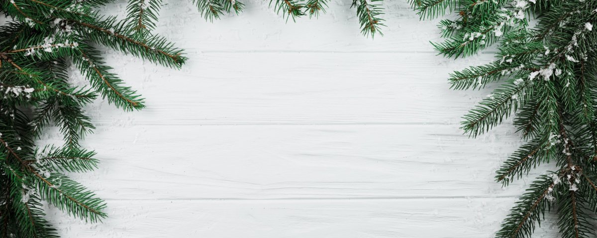 Зимний орнамент на прозрачном фоне