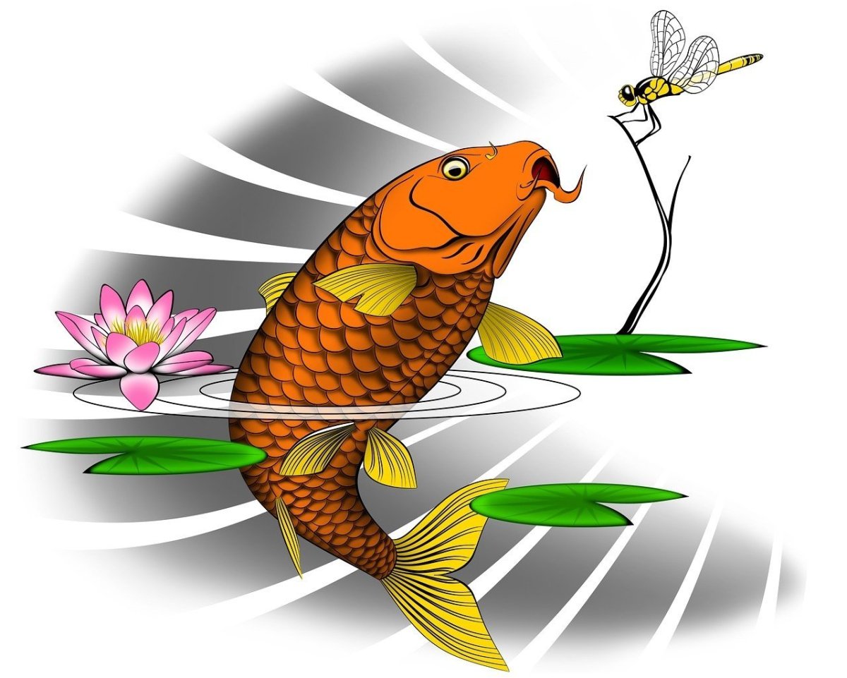 Карпы мультяшные