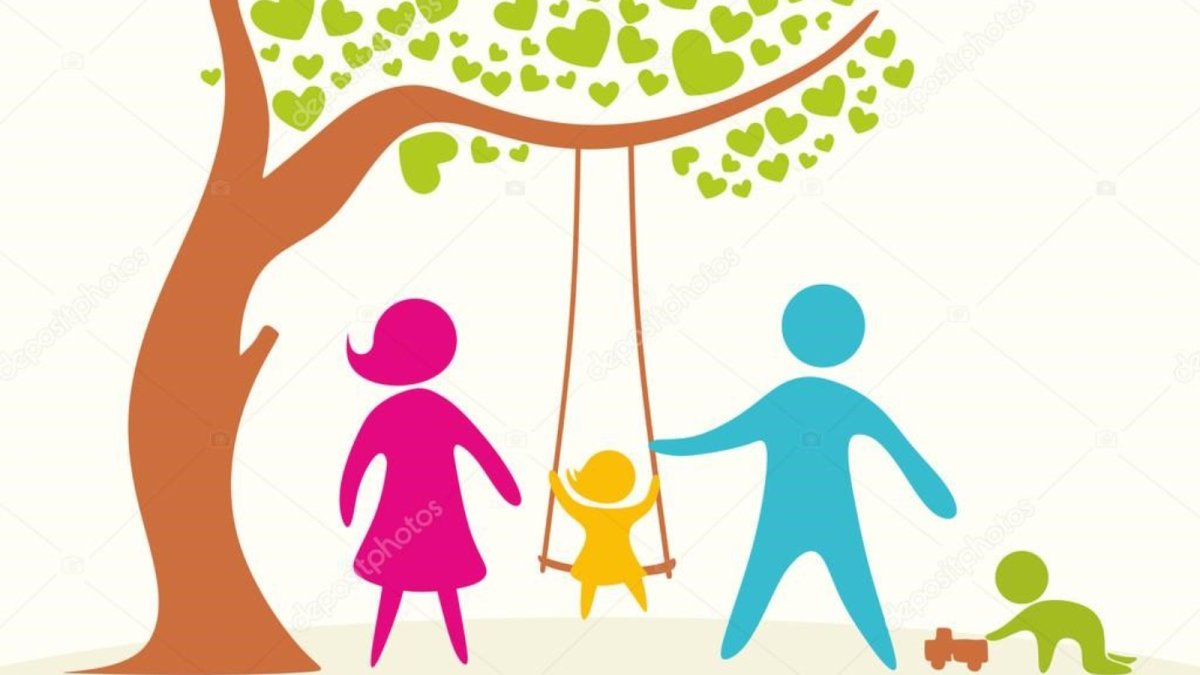 Эмблема счастливой семьи