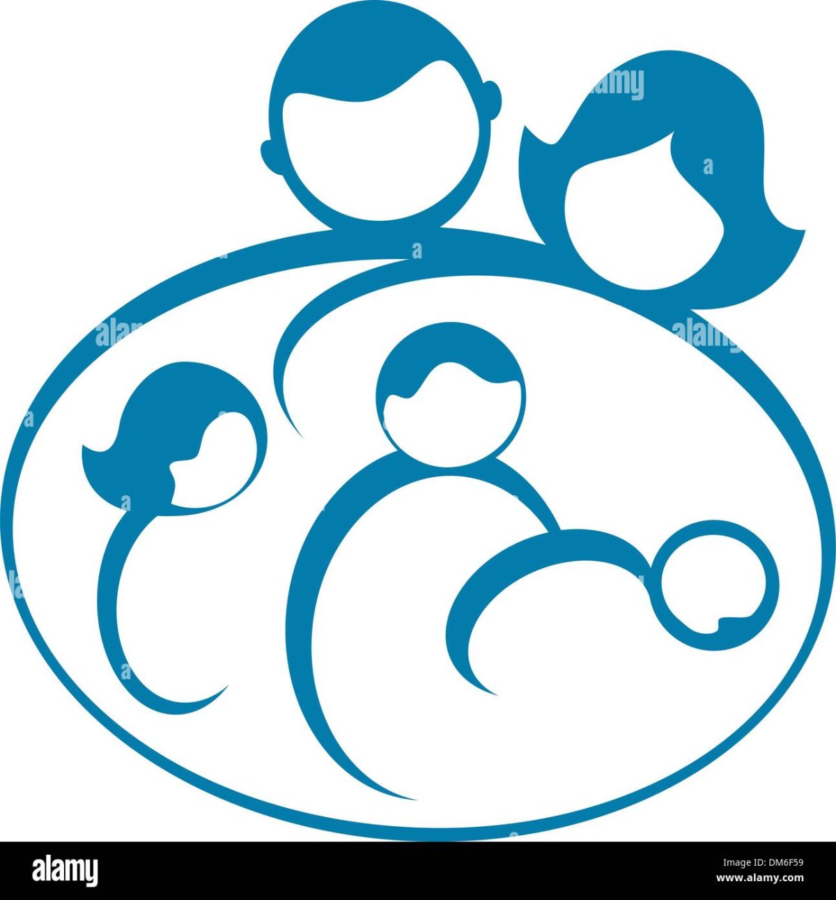 Многодетная семья эмблема