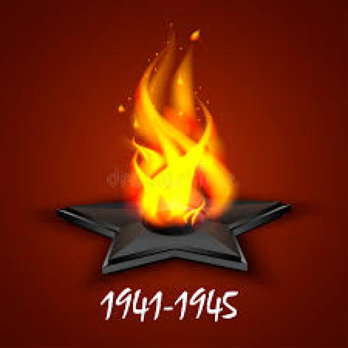 Вечный огонь векторный