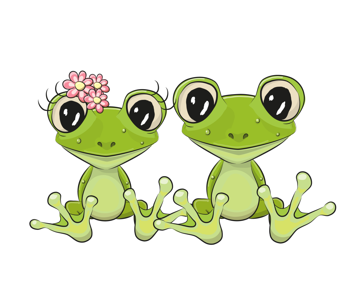 Лягушки мультяшные