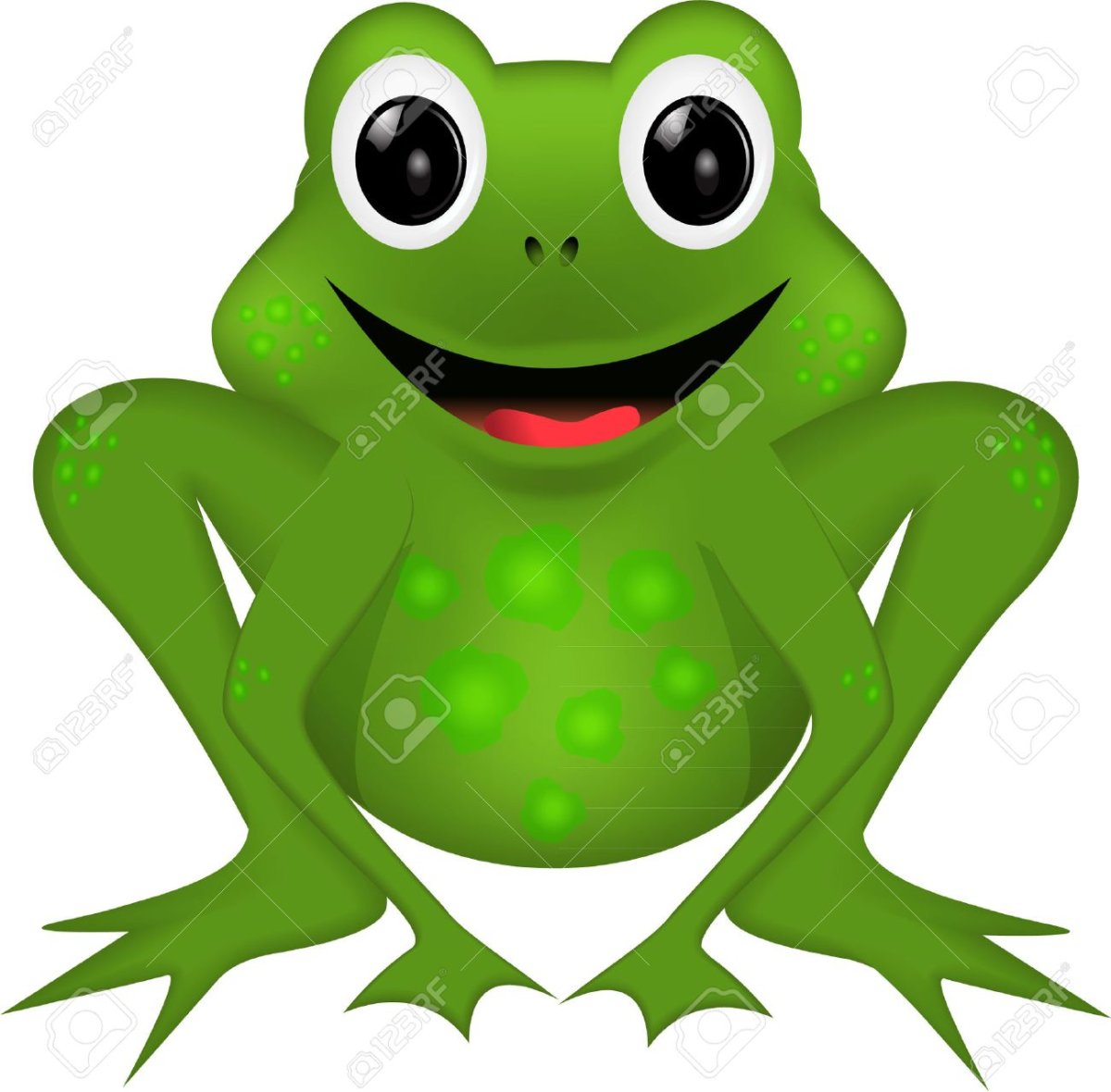 Печать лягушка