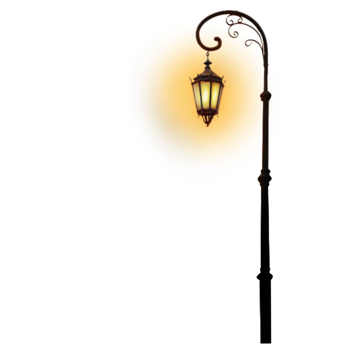 Уличный фонарь без фона