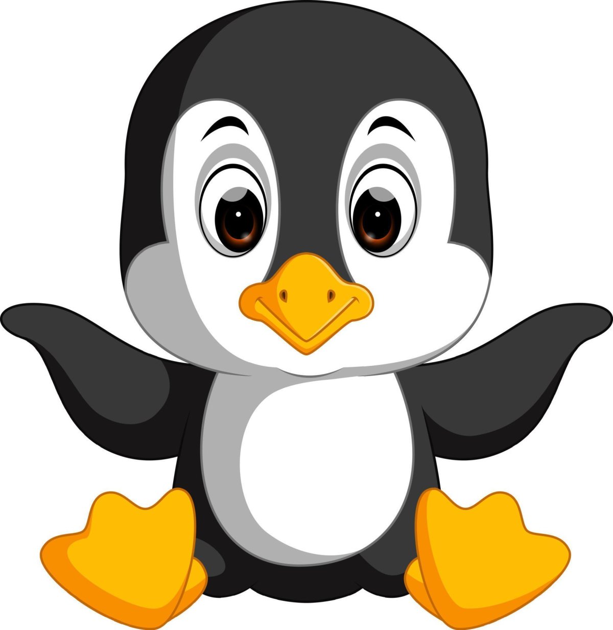 Пингвин стиль мультик