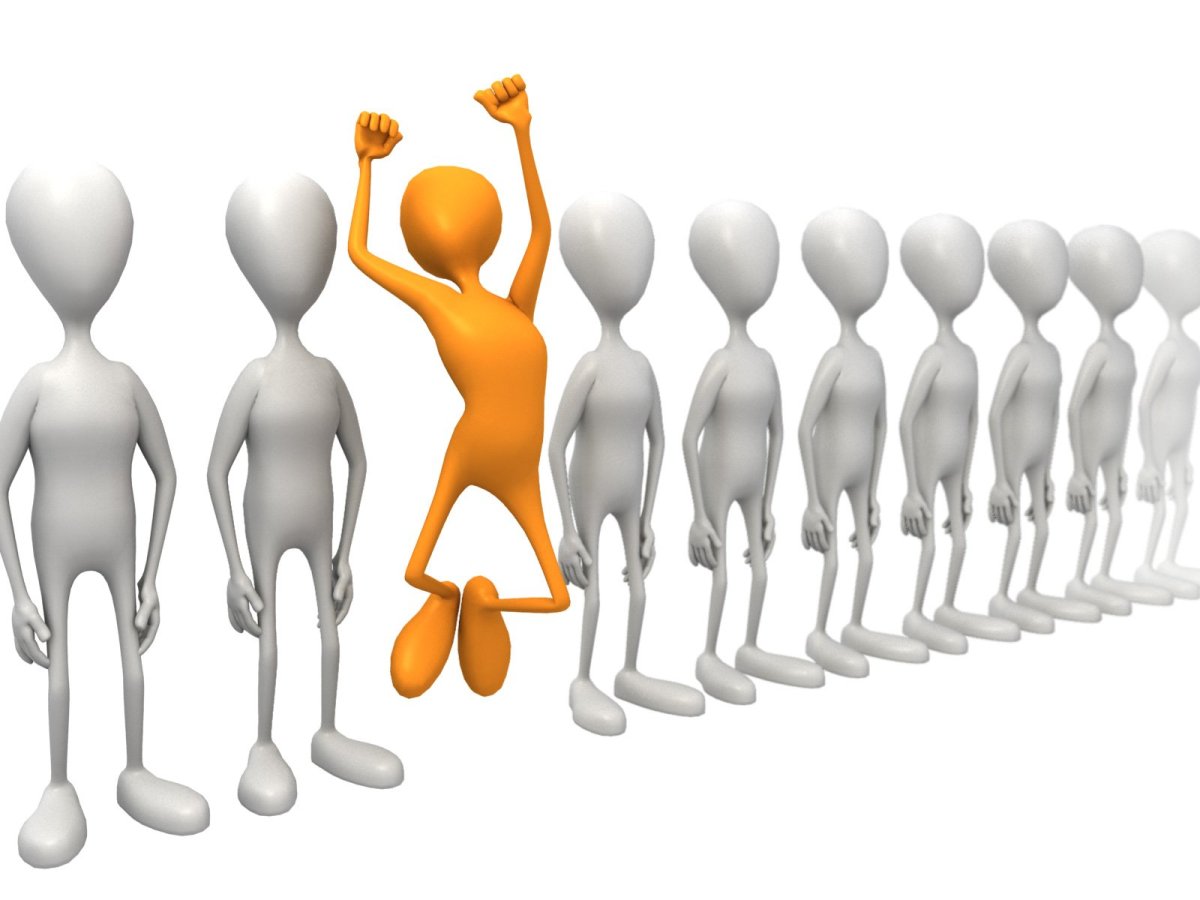 Человек для презентации